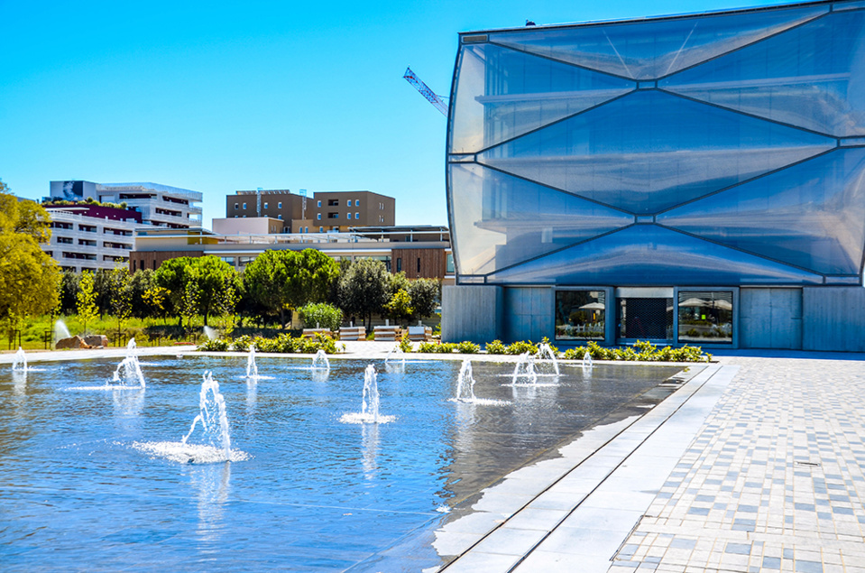 Le Nuage de Starck, Port Marianne © OT Montpellier