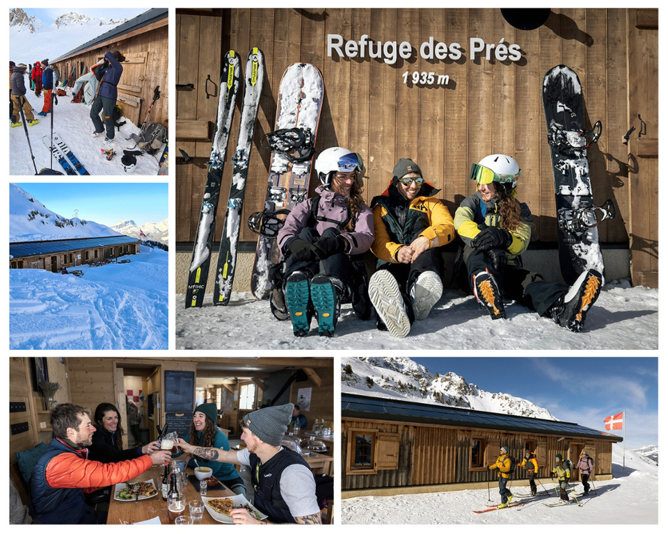 Ce refuge a  l’immense avantage d’être chauffé toute l’année  © Les Contamines Tourisme /David Raynal