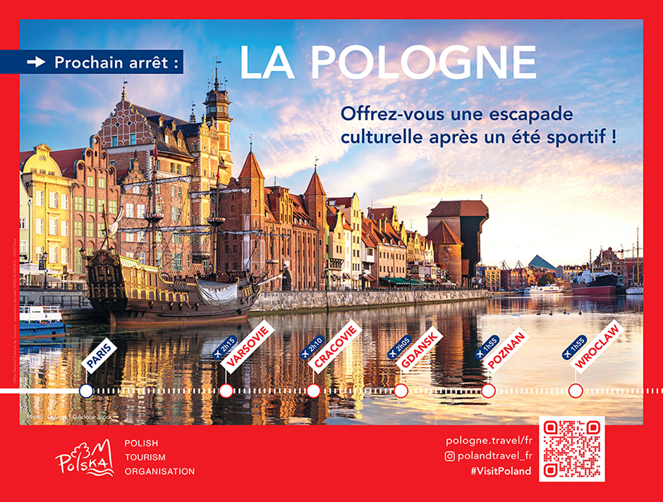 La Pologne s’affiche dans le métro parisien et sur les voitures de taxis