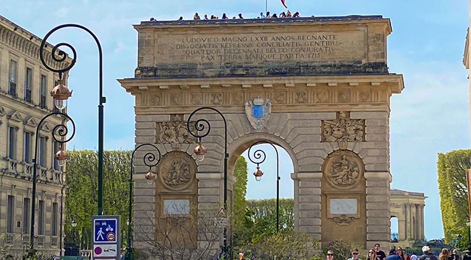 Arc de triomphe et parc du Peyrou @ OT Montpellier