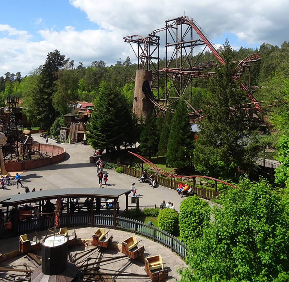 Des attractions, des sensations… mille raisons de venir dans ce parc vosgien. ©Fraispertuis-City