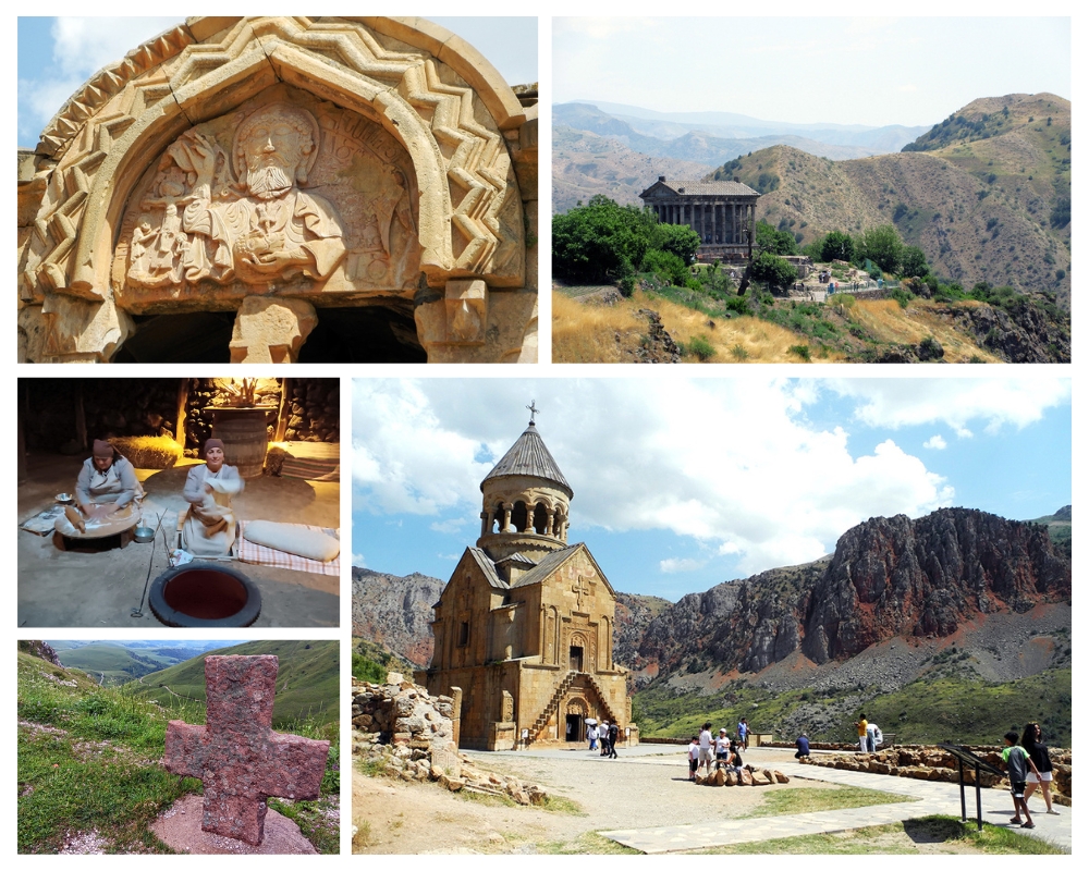 Monastère de Noravank d'Amaghu près d'Eghegnazor Vayots Dzor, temple de Garni, fabrication du Lavash, le pain traditionnel, région Tavush Montagne Dumats @ Claude Vautrin