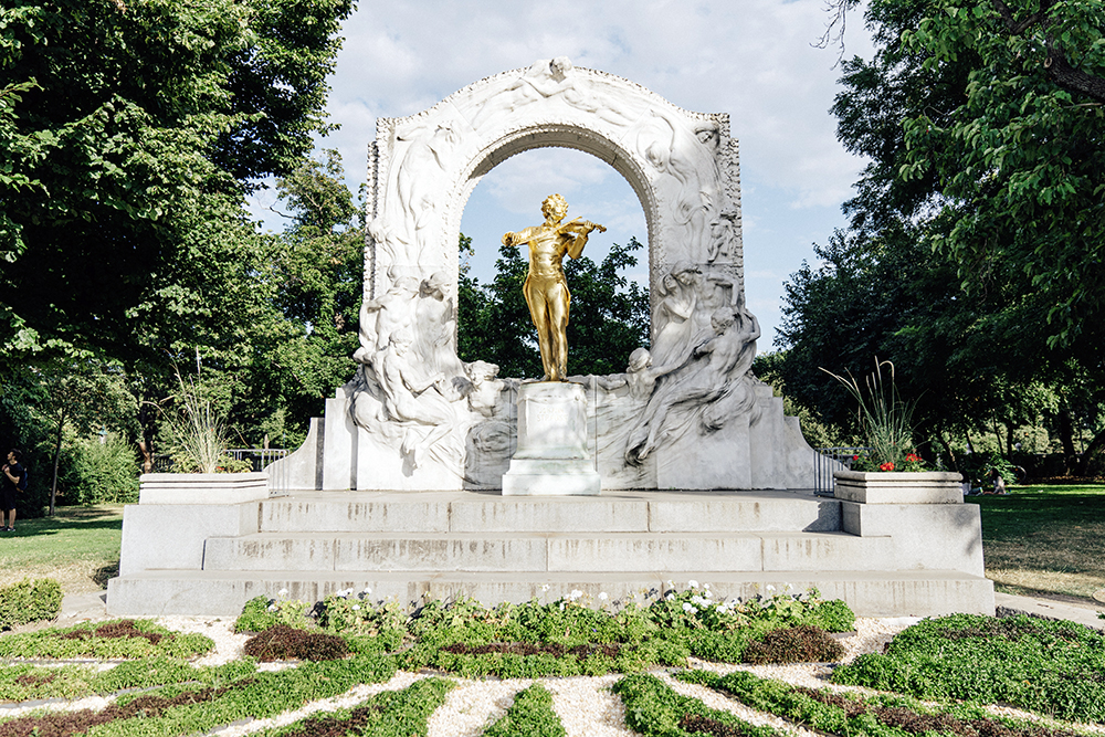 Monument à Johann Strauss, Stadt Park© WienTourismus, Gregor Hofbauer.