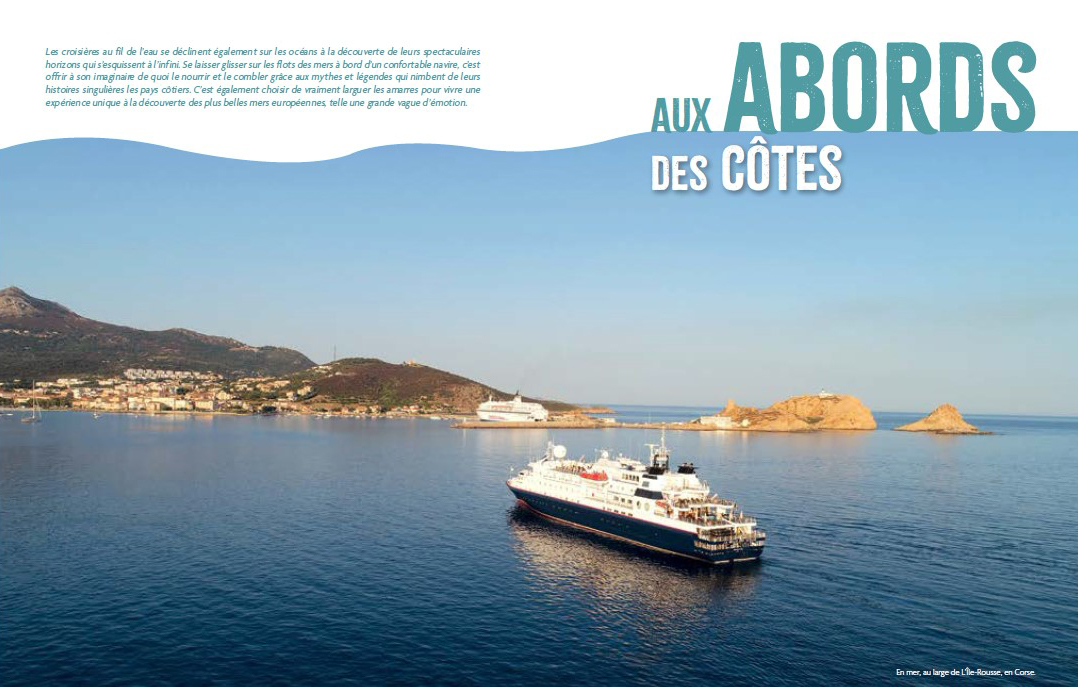 Croisière en mer au large de l'ile Rousse en Corse © Editions Ouest-France.